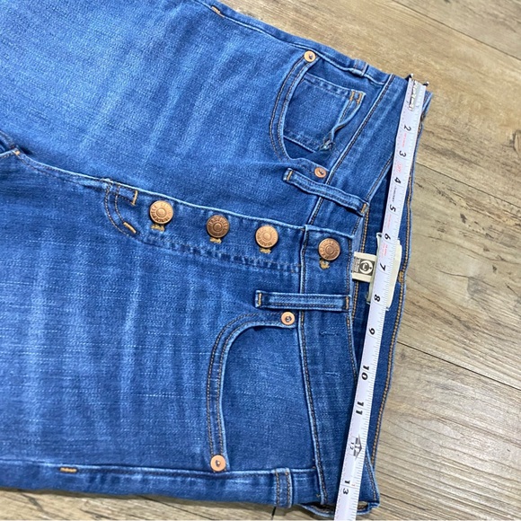 Madewell 9" Mid-Rise Skinny Open Button Fly Roller Jeans Women's Size 25 - Picture 11 of 11
